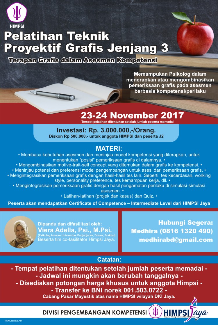 Pelatihan Teknik Proyektif Grafis Jenjang 3